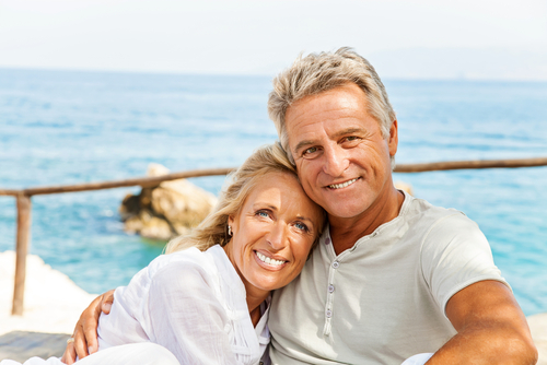 couple on beach