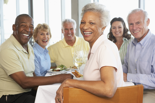 Group photo of older couples